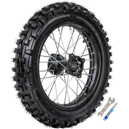 Complete front and rear wheel rim assembly set for Taotao and Coolster dirt bikes