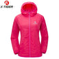 X-TIGER Windproof Reflective Cycling Jersey - Super Light Sunscreen Jacket for MTB and Hiking