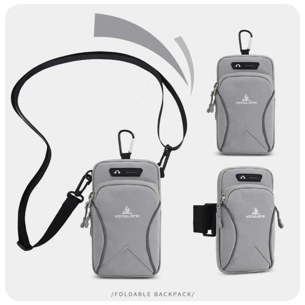 Sports Phone Arm Bag Outdoor Running Wrist Bag Small Shoulder Crossbody Bag Waterproof Fitness Arm Pouch Jogging Bag Sportwear