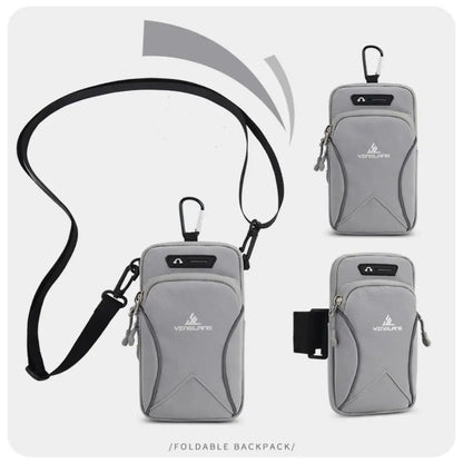 Sports Phone Arm Bag Outdoor Running Wrist Bag Small Shoulder Crossbody Bag Waterproof Fitness Arm Pouch Jogging Bag Sportwear