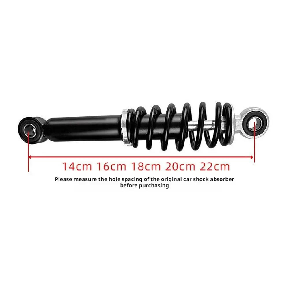 NEW 14/16/18/20/22cm Spring Shock Absorber E-Bike Motorcycle Scooter Rear Suspension Straight Bumper Motorcycle Shock Absorber