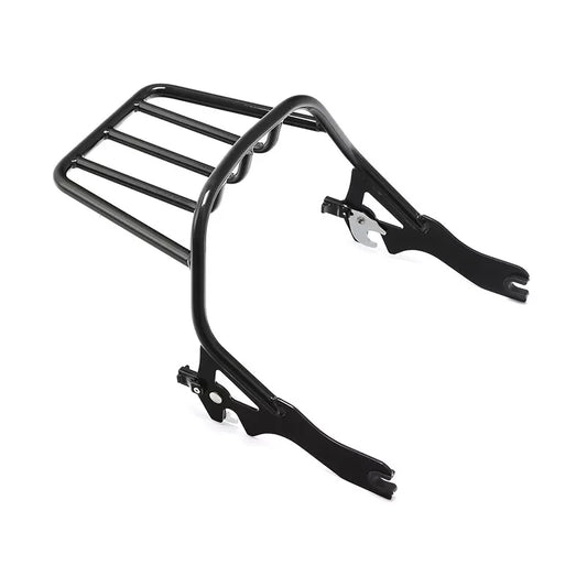 Motorcycle Two Up Rear Luggage Rack Mounting Rack For Harley Softail Fat Bob FXFB 2018-2024