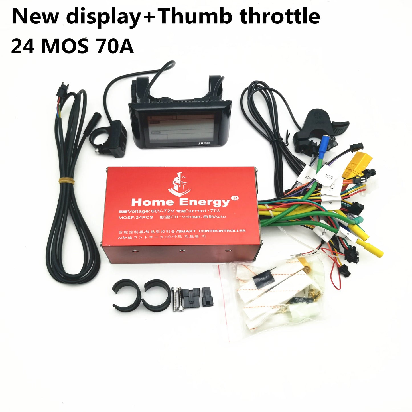 Home Energy SMART CONTROLLER for electric scooter Driver display Throttle LCD 48V 60V 72V 50A 90A 120A 160A