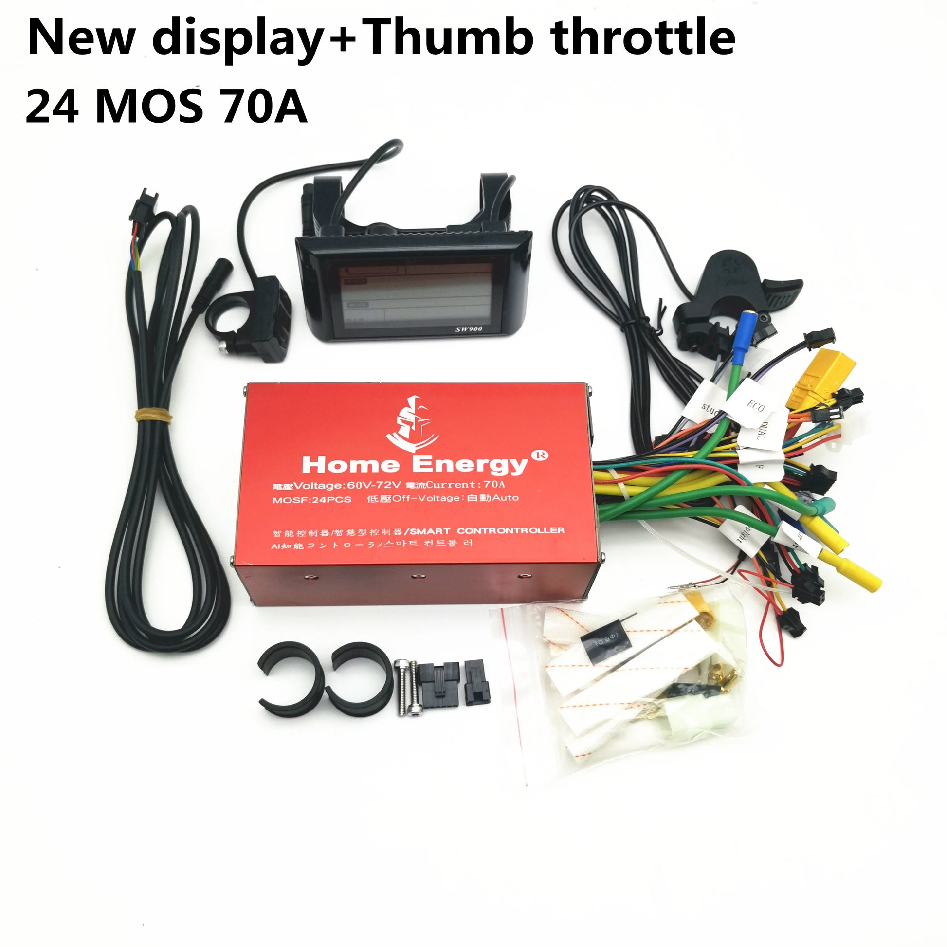 Home Energy SMART CONTROLLER for electric scooter Driver display Throttle LCD 48V 60V 72V 50A 90A 120A 160A