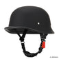 Helmet Motorcycle Leather Vintage Open Face Helmet Men Women Moto Half Helmet DOT Certification 307 Matte black China