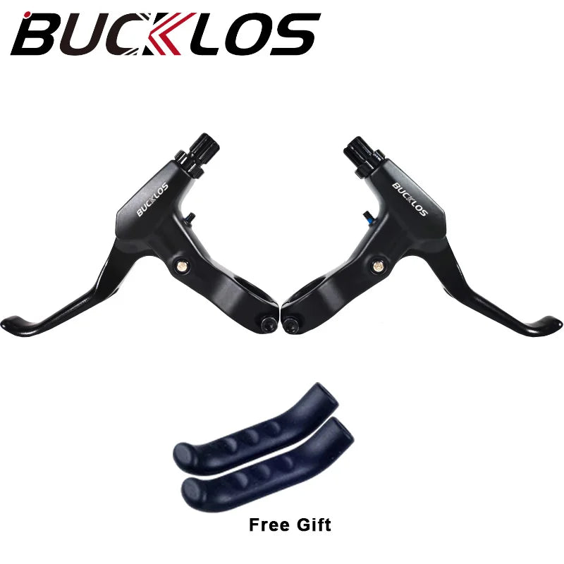 BUCKLOS FR5 Bike Brake Levers Aluminum Alloy Road Bike V Brake Lever Durable Bicycle Disc Brake Handle Lever Bicycle Accessories BLACK LEVER