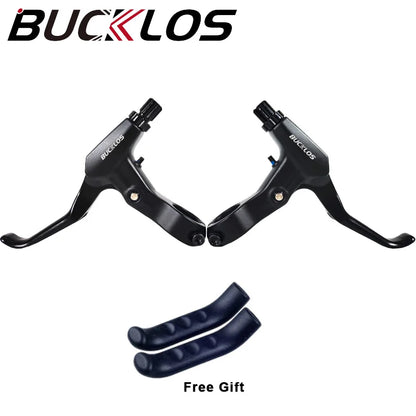 BUCKLOS FR5 Bike Brake Levers Aluminum Alloy Road Bike V Brake Lever Durable Bicycle Disc Brake Handle Lever Bicycle Accessories BLACK LEVER