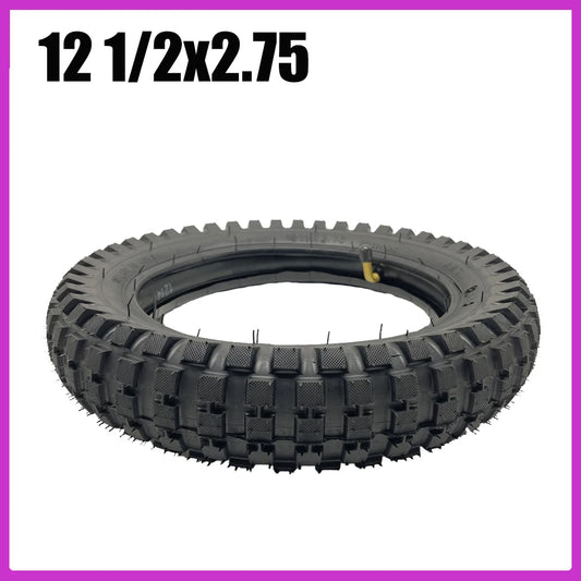 12 Inch 12 1/2x2.75 Off-Road Tire Inner Tube Outer Tyre for Folding E-Bike Mini Motorcycle Electric Scooter