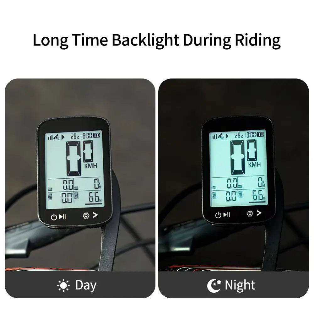 Waterproof USB-C Rechargeable BIKEVEE Cycling Odometer in Rain