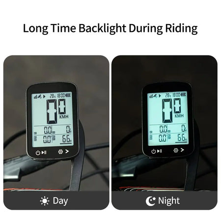 Waterproof USB-C Rechargeable BIKEVEE Cycling Odometer in Rain
