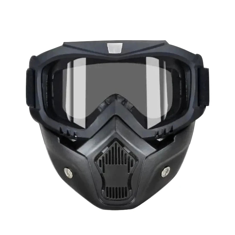 Goggles Full Face Hd Transparent Fog-proof Sand-proof Electric Welding Protective Glasses Versatile Breath-proof Windproof Mask