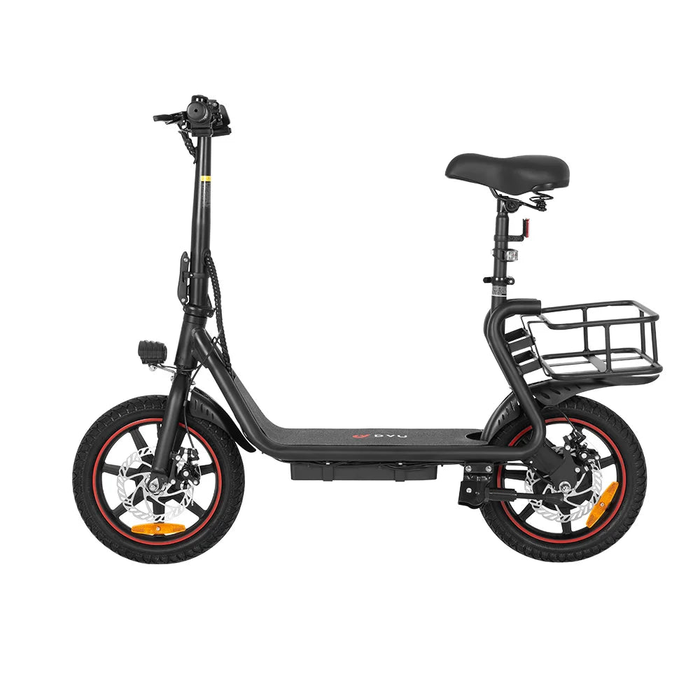 DYU C4 Adult Electric Bicycle - 250W Motorcity E-Bike with 36V 10AH Battery