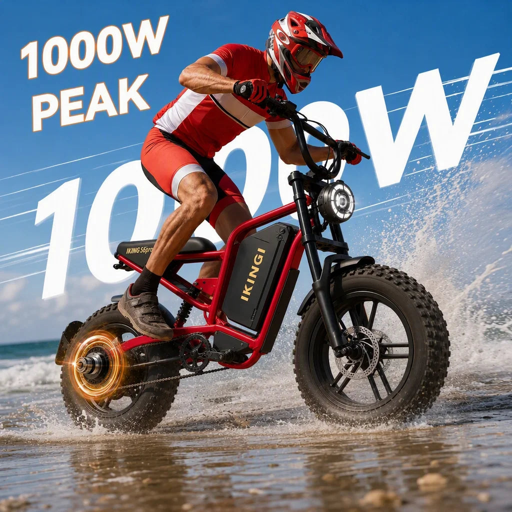 IKINGI S6pro 48V 15Ah e-bike side profile view