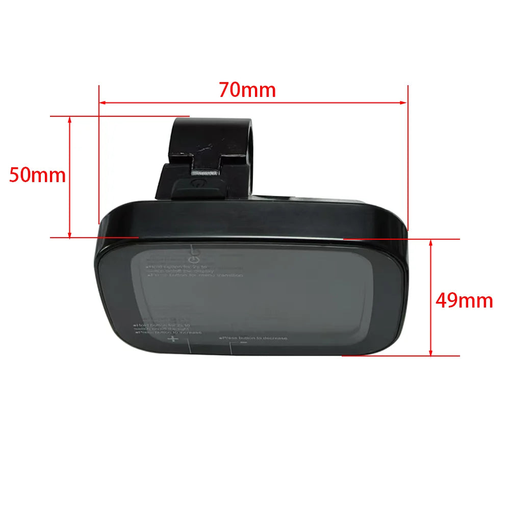 YL81C EBike LCD Display 5Pin Waterproof Connector Electric Bike for Controller 36V 48V Electric Mountain Bike Accessories Yolin