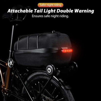NEWBOLER Brompton Bicycle Rear Seat Bag MTB Bike Rack Bag Trunk Pannier Cycling Large Capacity Waterproof Travel Bag ﻿