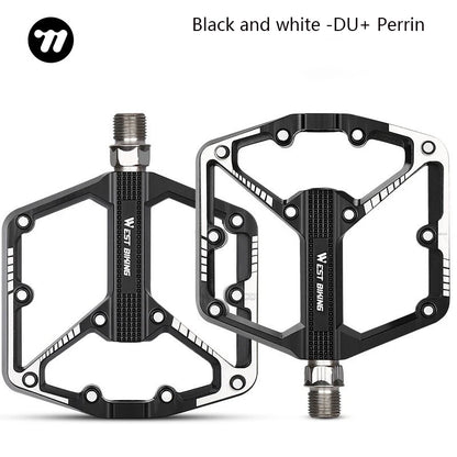 WEST BIKING Bicycle Pedal Aluminum Alloy Pedal Mountain Bike Pedal Chrome-Molybdenum Steel Axle Pedal