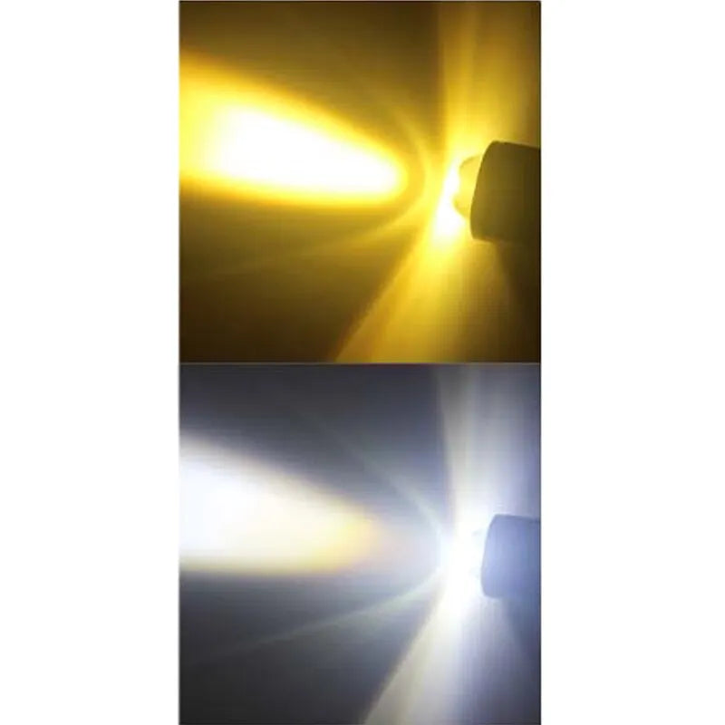 1Pcs H4 LED Motorcycle Headlight H6 BA20D P15D CSP Led Lens White Yellow Hi Lo Beam Spotlight Motorbike Scooter Running Lamp
