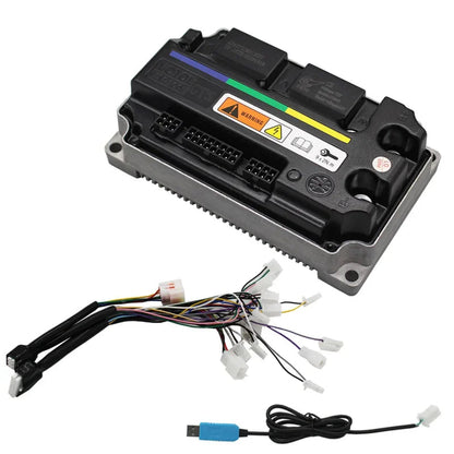 VOTOL EM100GTS 72360S 200A 3kw brushless DC Controller QS Motor Electric motorcycle Motor scooter Intelligent programmable