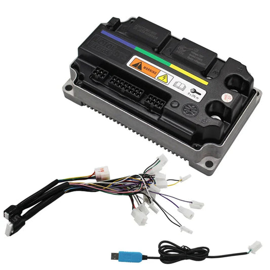 VOTOL EM100GTS 72360S 200A 3kw brushless DC Controller QS Motor Electric motorcycle Motor scooter Intelligent programmable