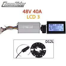 KT Ebike Controller 36V-52V 1500W 1000W | Dual Mode Sinewave with LCD3 Display & PAS