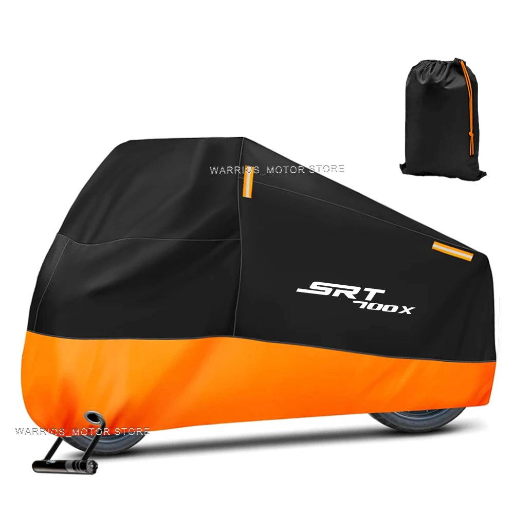 Motorcycle Cover Waterproof Outdoor Scooter UV Protector Dust Rain Cover For QJ Motor SRT 700 X 2024