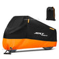 Motorcycle Cover Waterproof Outdoor Scooter UV Protector Dust Rain Cover For QJ Motor SRT 700 X 2024 Orange