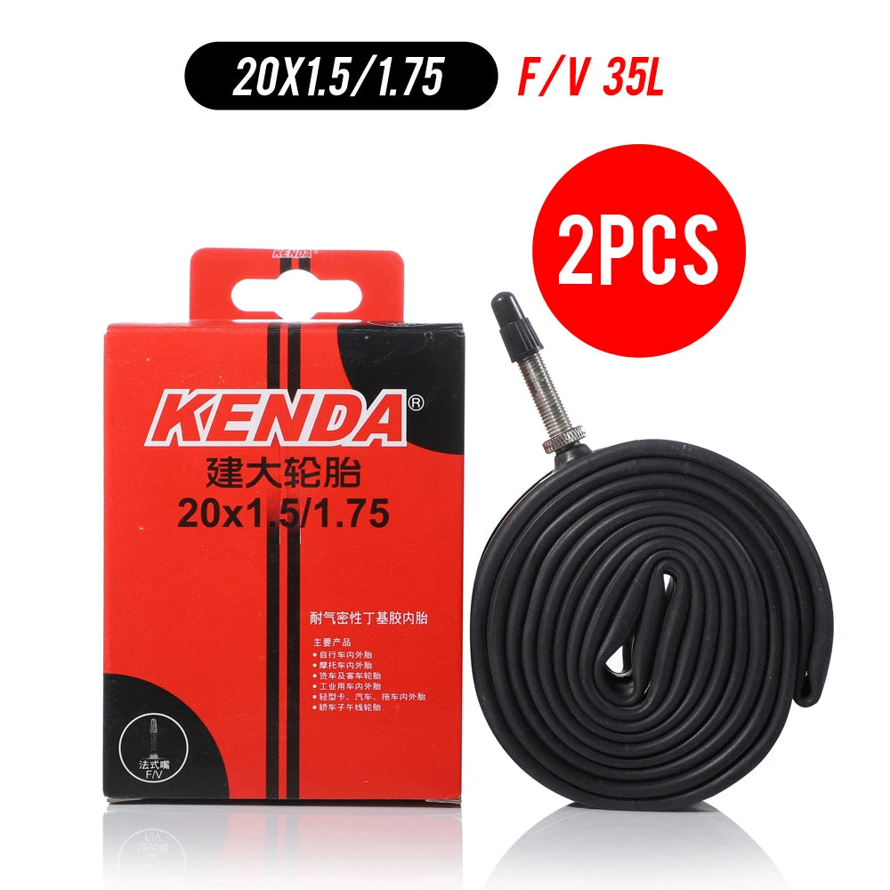 KENDA inner tube 20 inch 20x1.5-1.75 mountain bike tubes Schrader Presta bicycle inner tube 20er tire chambre air ultralight 2pc Presta 35L China