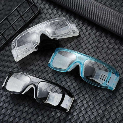 Men Windproof Football Eyeglasses Outdoor Sports Glasses Soccer Basketball Eye Protect Goggles Impact Resistance Cycling Eyewear