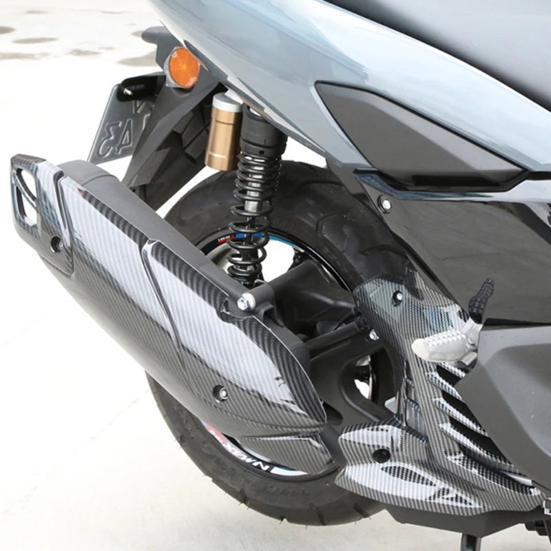 Carbon Fiber Motorcycle Cover Protective Shell Guard Decorative Frame Accessories Lightweight Fit for NMAX155 2020-2023