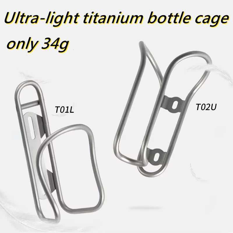CNC Bike Accessories Titanium Cup Holder Mtb Bike Bottle Holder Ti Bottle Cage For Bromptonm /Mountain Road Cycling Bike Part