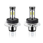 1/2Pcs H4 9003 Led Motorcycle Headlight Super Bright Low High Beam Motorcycle Lighting 6000K 12V 24V Motorbike Headlamp Led Bulb 2pcs