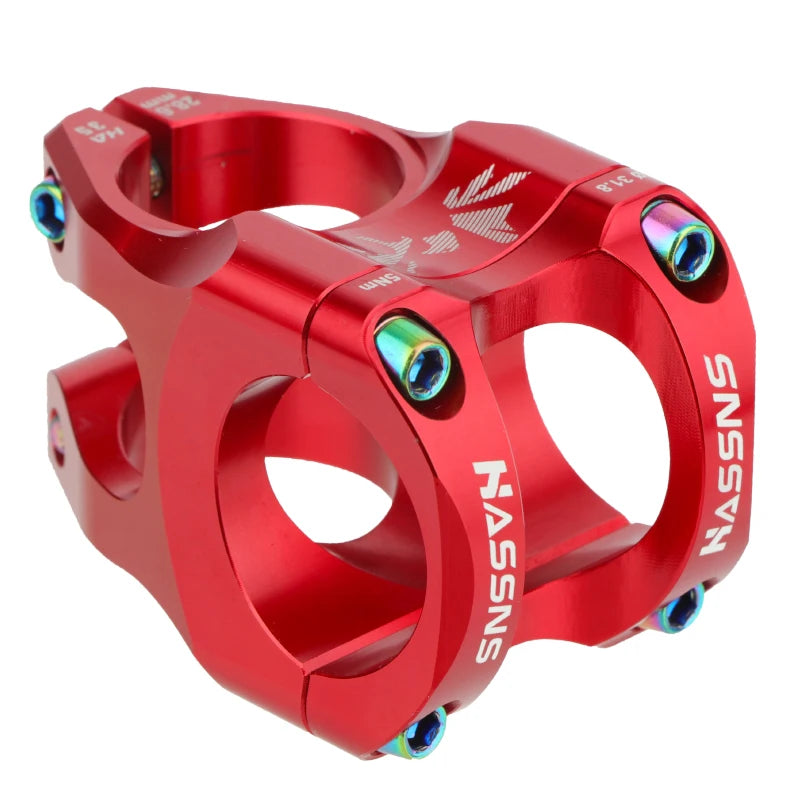 Mtb Power Stem Road Bike Mountain Bicycle Bridge Short Power 35mm Rod Handlebar Table Adjustable HA35 Red China