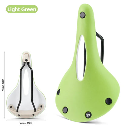 WEST BIKING Retro Style Bicycle Saddle for Road and MTB