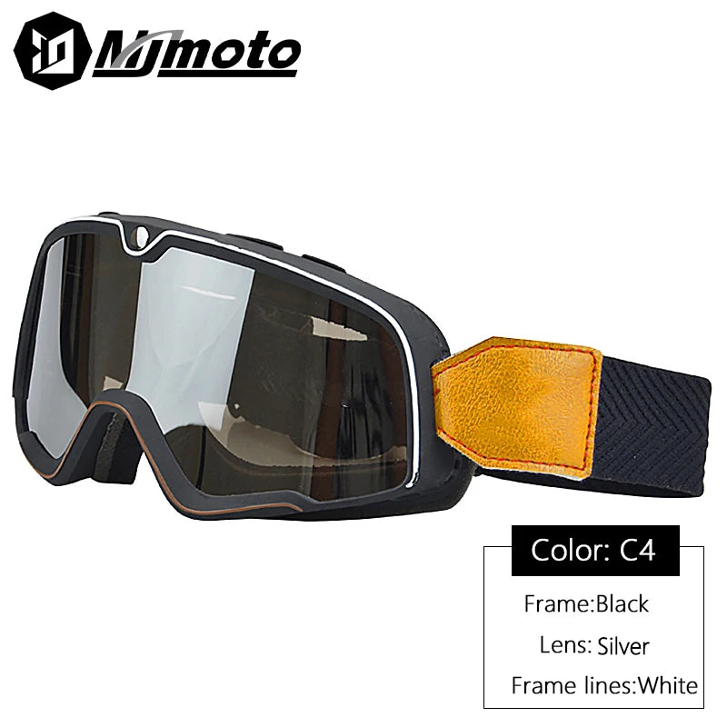 Motorcycle Dust Goggles Enduro Cross Glasses ATV Glasses Moto Motocross 100 Glasses Dirt Bike Off-road Riding Ski Ride Goggles C4