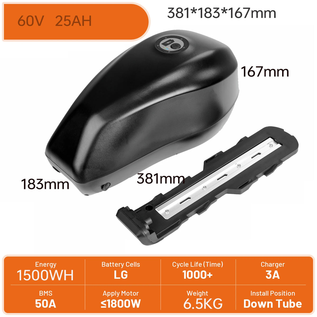 60V 25AH L-G