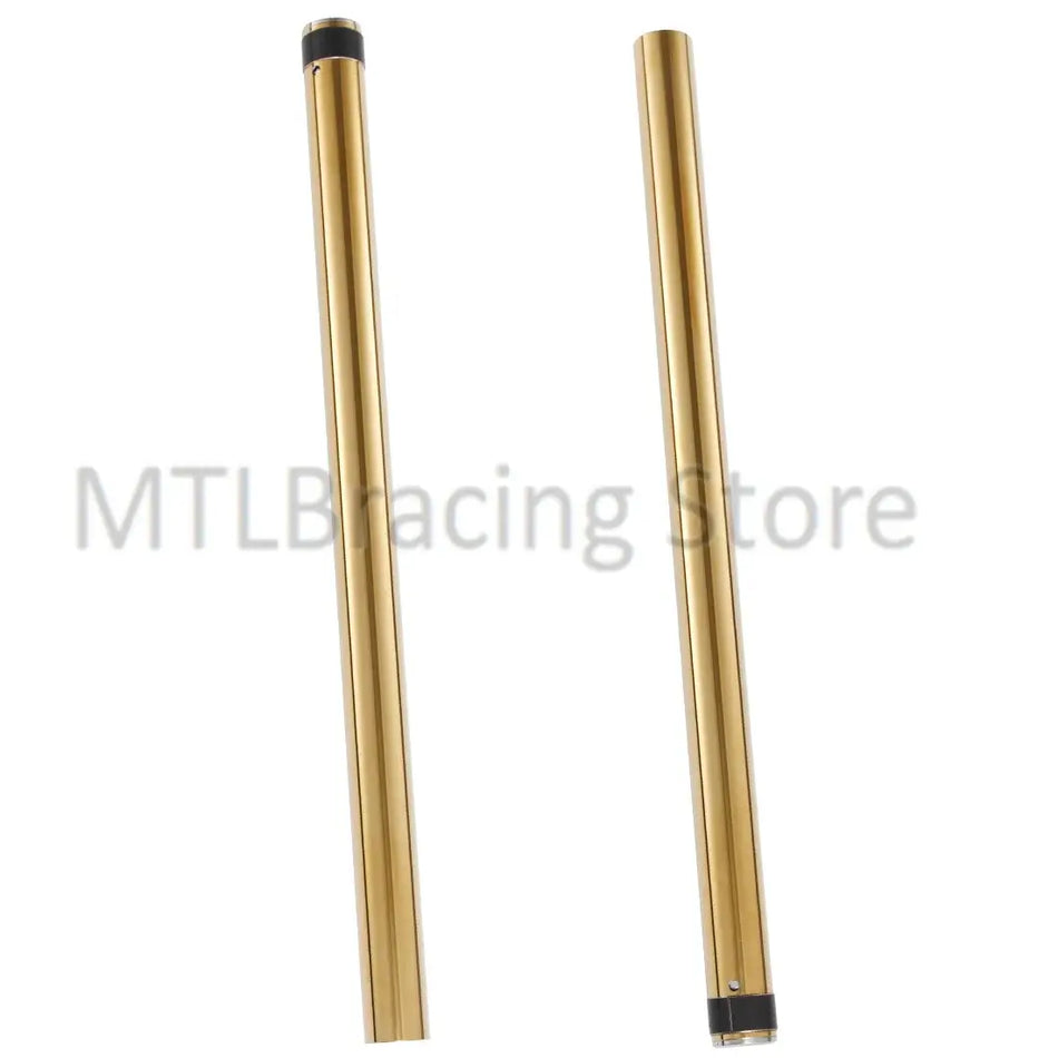 Gold/Silver Front Suspension Fork Inner Tubes For YAMAHA XJ6 Diversion 2009-2015 FZ6 FZ6R 2009-2014 20S-23110-00-00 41x595mm