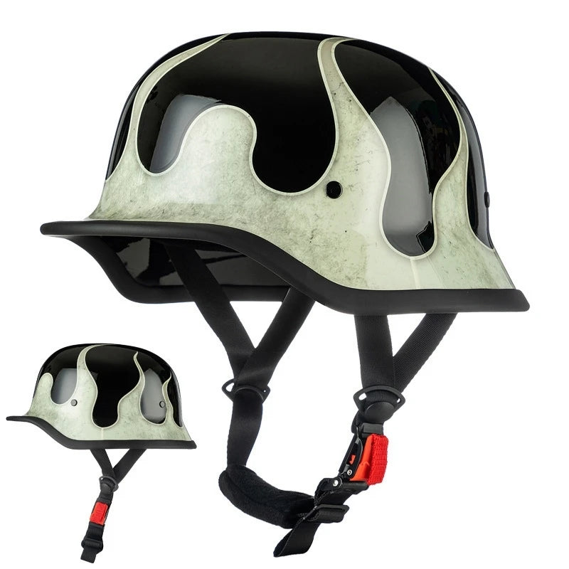 Motorcycle Open Face Helmet Motorcycle Retro Safety Helmet Summer Motorbike Half Face Helmet HY-M035-I China