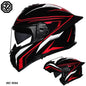 Motorcycle Helmet Dual Visor Modular Flip up Full Face Helmet for Adult Men and Women DOT Approved 9 China
