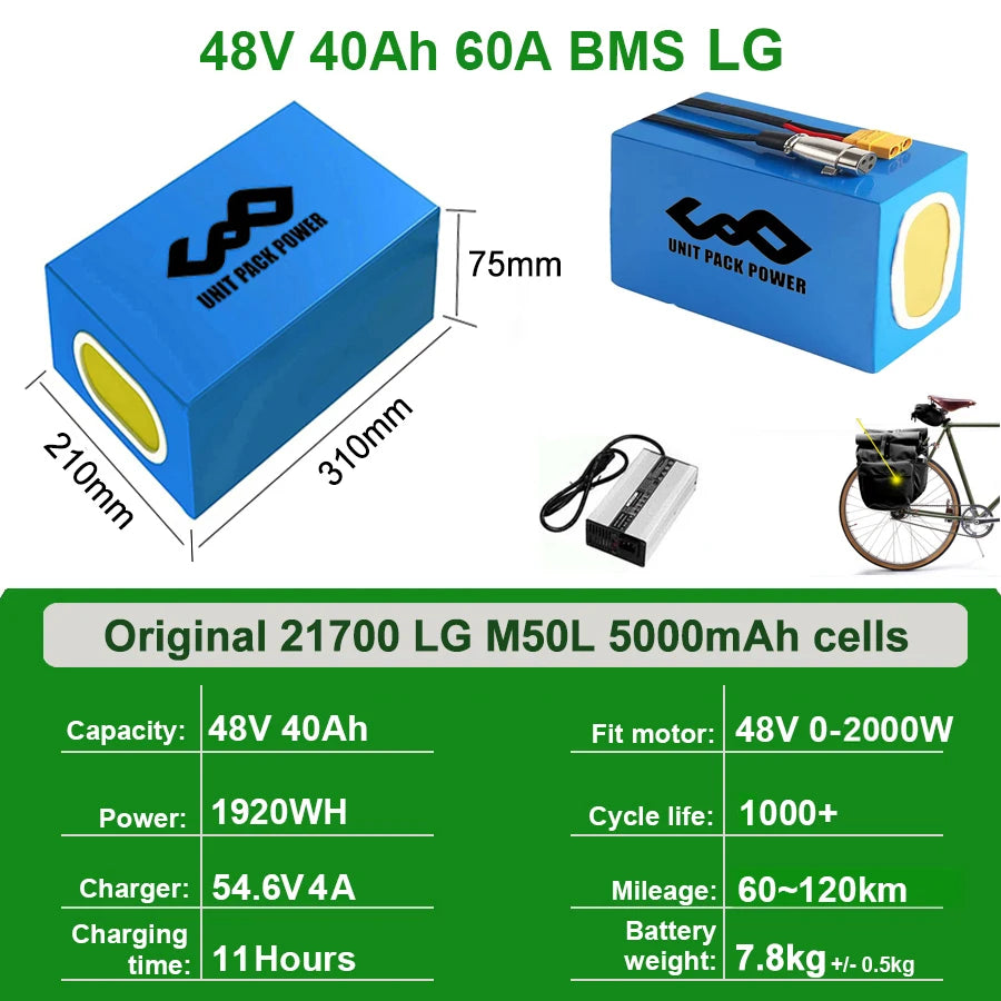 48V40Ah LG 0-2000W