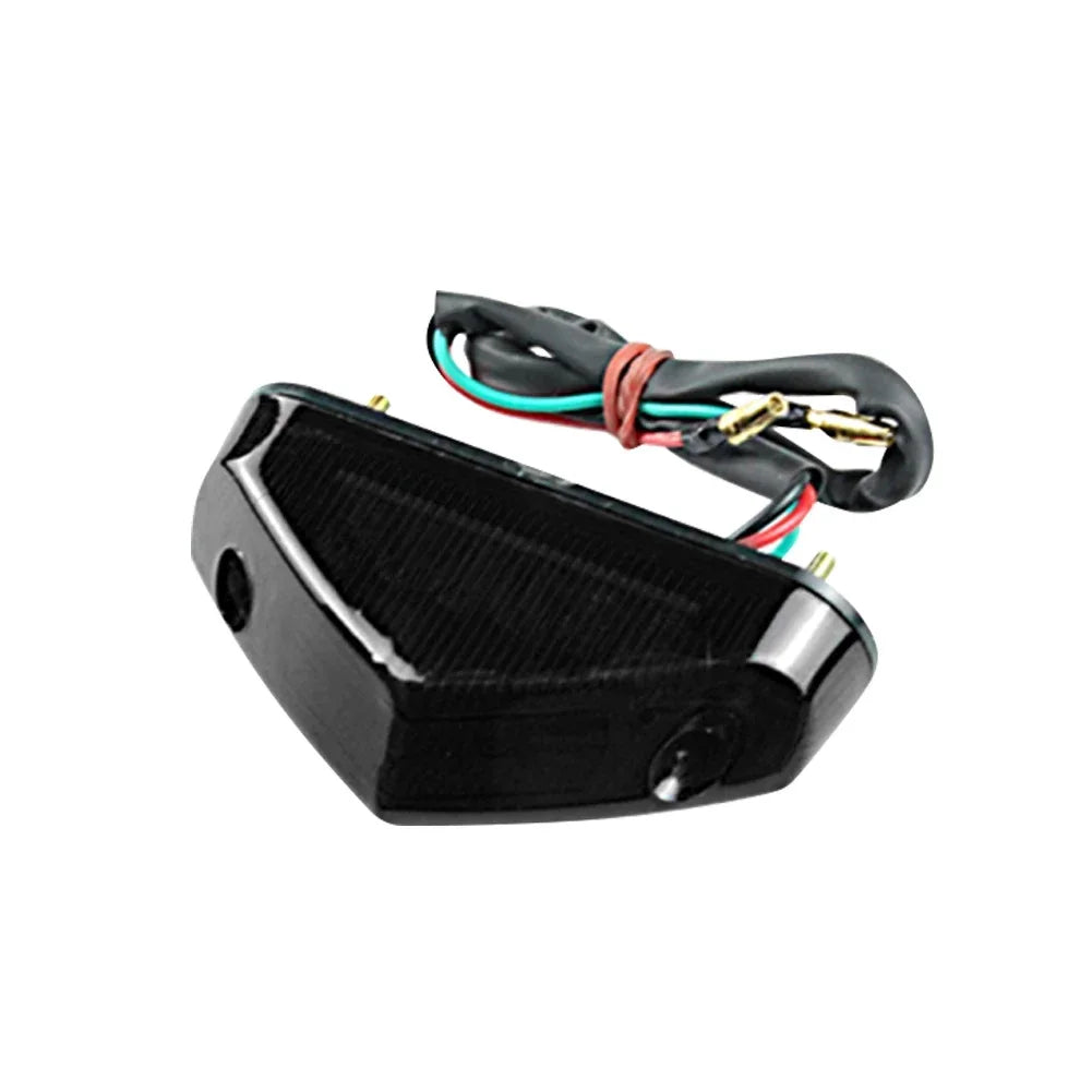 12V Motorcycle Tail Rear Light Lamp Taillight Motor Brake Stop Lights License Plate Light Moto Equipments Parts Access Universal