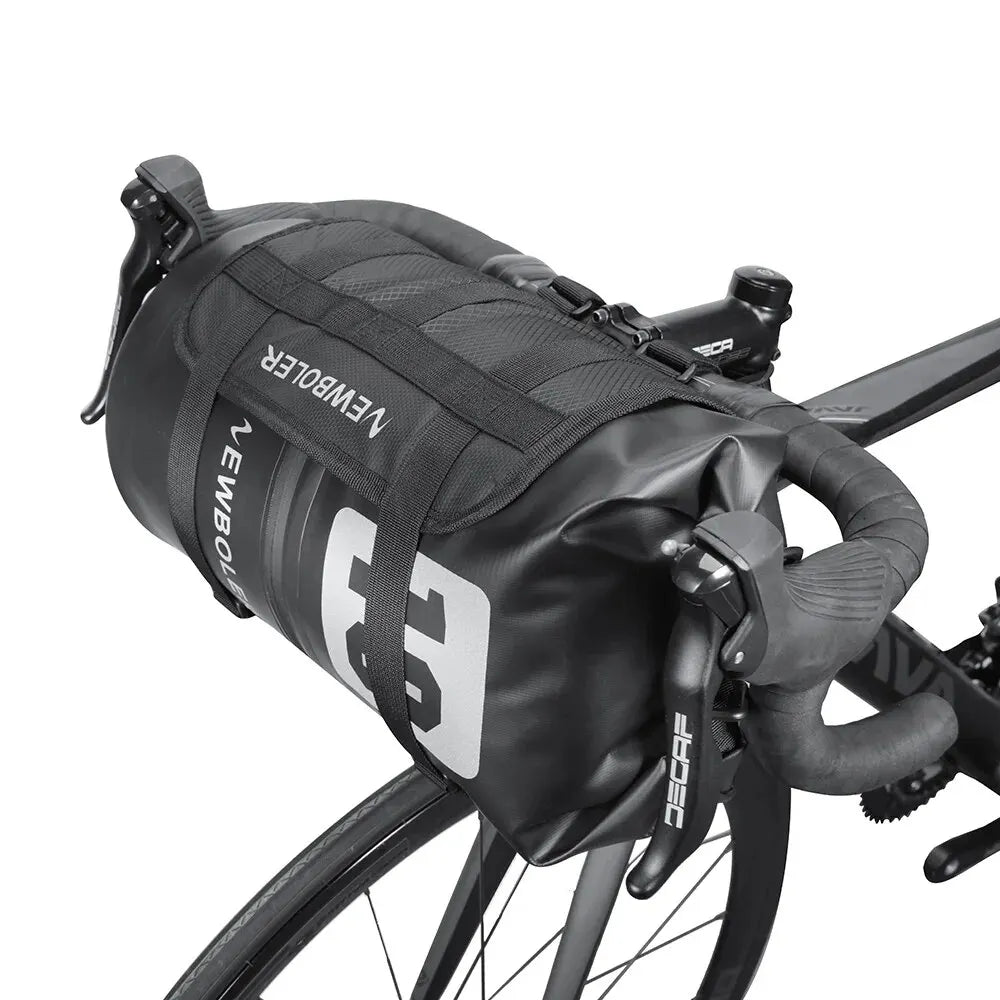 NEWBOLER NEW Bike Front Tube Bag Waterproof Bicycle Handlebar Basket Pack Cycling Front Frame Pannier Bicycle Accessories