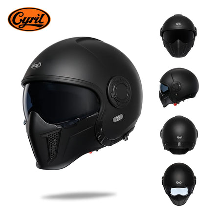 Modular Motorcycle Helmet Full Face Helmet Open Face Helmets Men helmet DOT ECE APPROVED CYRIL