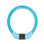 4 Digital Code Anti-Theft Bicycle Cable Lock Stainless Steel Security Locks Portable Combination Code Padlock blue