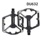 Bicycle Pedals Sealed DU Bearing Nonslip Pedal Mountain Road Bike Cycling Alloy Platform Mtb Pedal DU632 Black Pedal