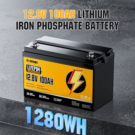 RVPOZWER LiFePO4 Battery Installed in RV Camper Electrical System
