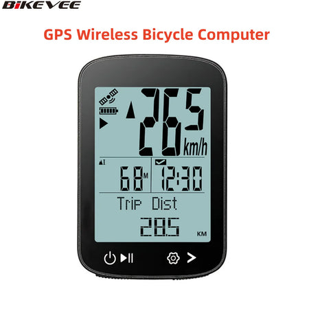 8 Languages GPS Wireless Bike Computer Display Screen with Multi-Lingual Menu