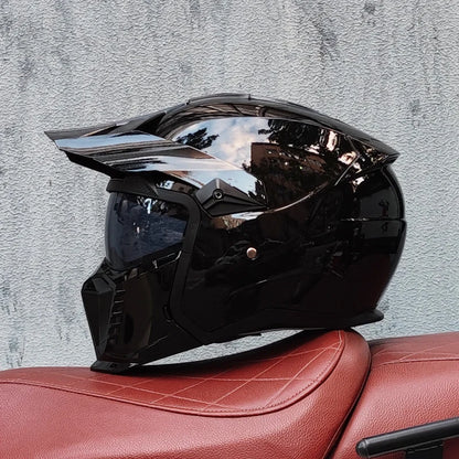 high-quality retro motorcycle helmet modular multifunctional combination full helmet DOT approved 8 China