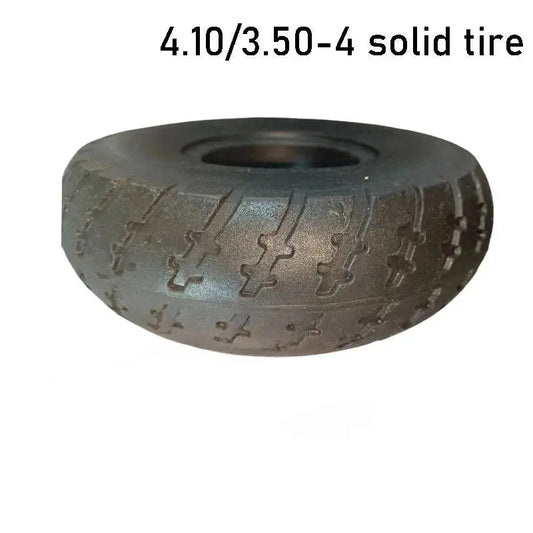 4.10/3.50-4 Solid Explosion proof Tires for Amusement Vehicle Warehouses Handcarts Scooters Non Inflatable Tires