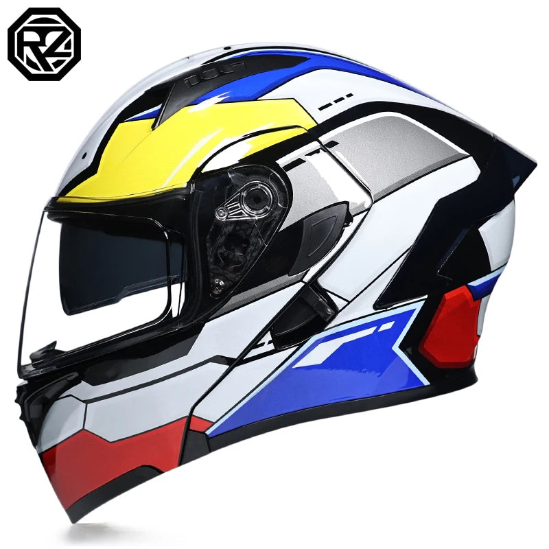 Flip Up Motorcycle Helmet Double lens full face helmet High quality DOT approved