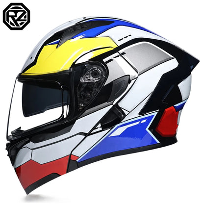 Flip Up Motorcycle Helmet Double lens full face helmet High quality DOT approved